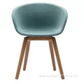 High End Comfortable Dark Green Dining Room Chair